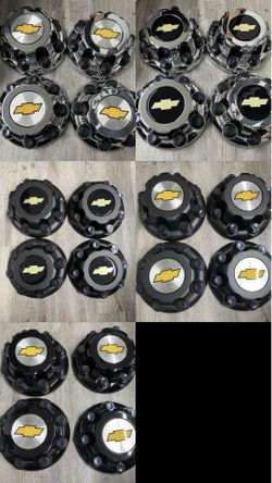 4PCs Chevy 8 Lugs REPLACEMENT WHEELCENTER CAP HUB SILVERADO, SUBURBAN, AVALANCHE 2(contact info removed)