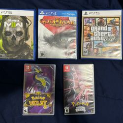 Ps5 And Nintendo Switch Games 