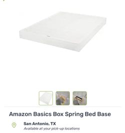 Metal Box Spring With Cover/Queen/7”ht/$40