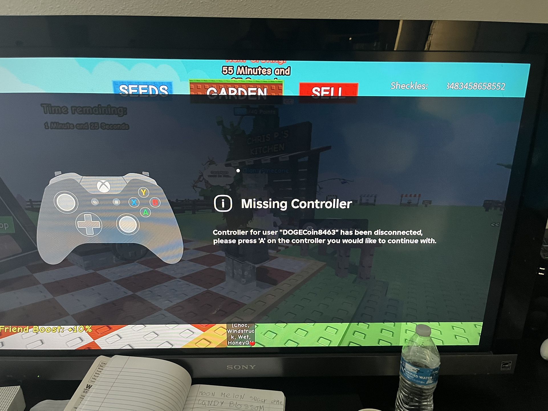 55 Inch Tv W/ Vizio Sound Bar