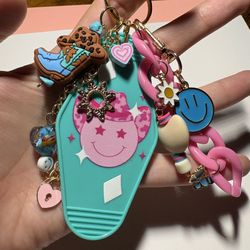 Beaded One of A Kind Keychain