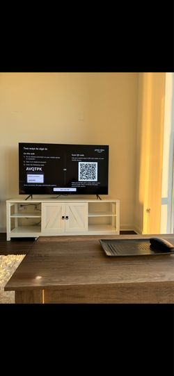 White TV Stand / Media Console