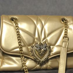 Gold Handbag