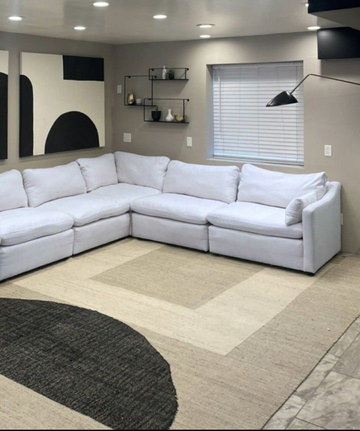 White Cloud Couch Modular Sectional Sofa