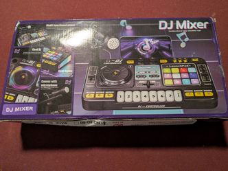 DJ Mixer Kids Toy Controller with Microphone