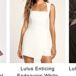 Lulus White Enticing Endeavors Romper 