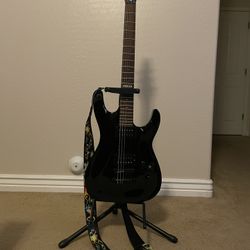 ESP LTD H-50 Metallic Black Electric Guitar With Amp 