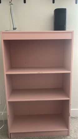 Pink Shelf For Books\Ect
