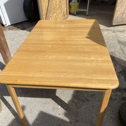 Wooden Table With Only 3 chairs 