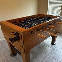 Foosball Soccer Table