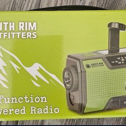 MULTI DUAL-POWERED RADIO/FLASHLIGHT/POWER BANK FOR CELL