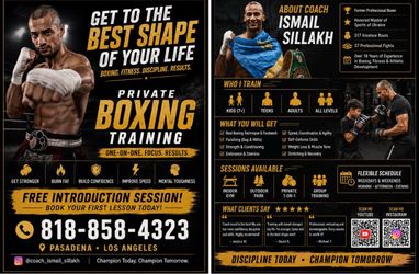 Boxing-fitness trainings
