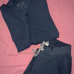 FIGS Scrubs Dark Harbor XS