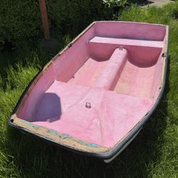 Reliable Row Boat With Marine Battery, Box, And Electric Motor. Please Read Description! 