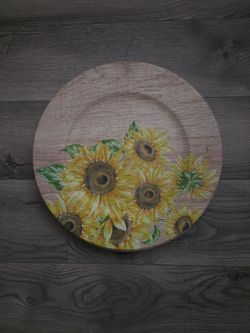 Sunflower plates