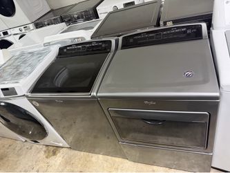 🌠🌄whirlpool cabrio washer and dryer electric nice set🌄🌠