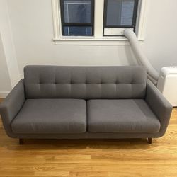 FREE Grey Mid Century Modern Couch