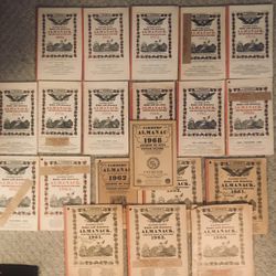 20 Vintage Hagerstown Maryland 1960s-1975 J Grueber Almanacs-2 Are Farmers & Ads