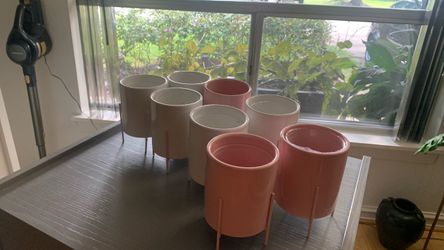 Orchid flower pots