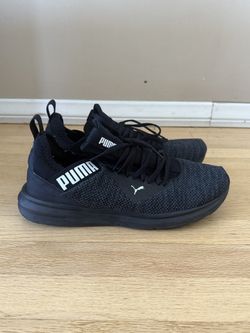 Puma Enzo Beta Woven Running Shoes Black Size 9.5
