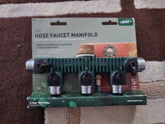 Orbit Zinc Hose Faucet Manifold 5-Outlet