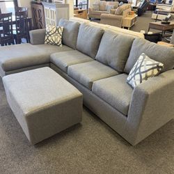 Sectional Sofa With Ottoman ✅ Financing Available - Bad or No Credit Accepted ✅ 