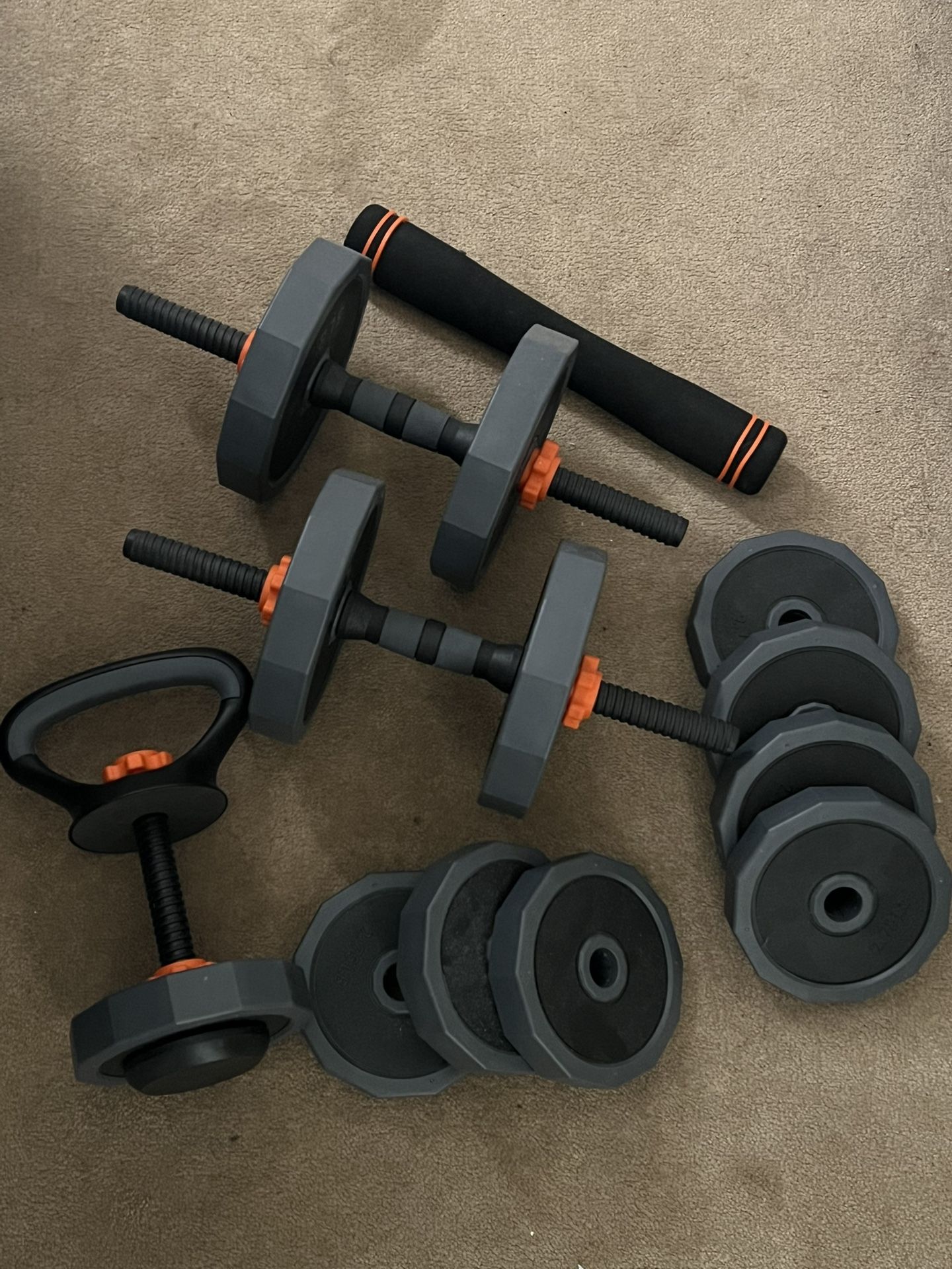 Adjustable Weights Dumbbells Set