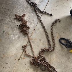 Large Chain With Hooks 