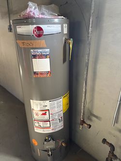 Them 40 gallon hot water tank