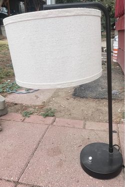 Floor Lamp with Drum Shade