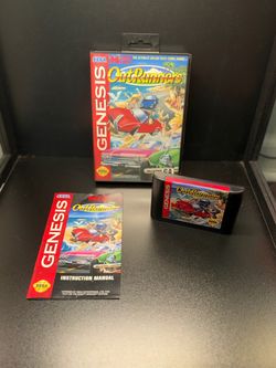 Outrunners Sega Genesis Complete Very Good Condition Tested And Working 100%
