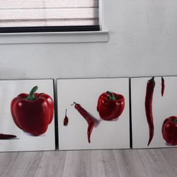 dining Area, Painting 3 pair 23.25” x 23.25”