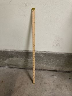 Wooden Yardstick
