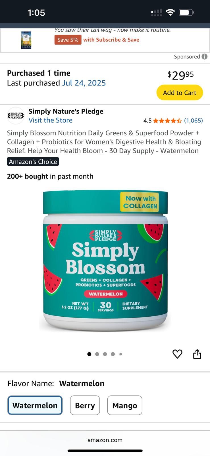Simply Blossom Probiotics