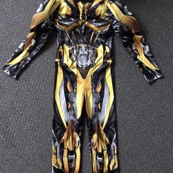 Transformer Bumble Bee Super Hero Robot Costume Dress Up Clothes Holiday Party Size 7-8