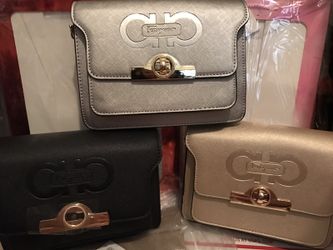 Ferragamo bags side way