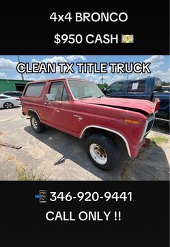 4X4 FORD BRONCO 5 LUG WHEELS