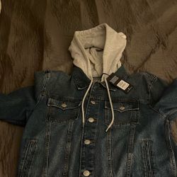 True Religion Demon Trucker Hoodie Jacket
