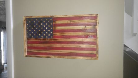 Rustic American Flag