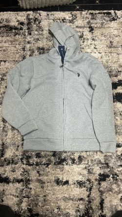 Grey Polo Assn Zip Up