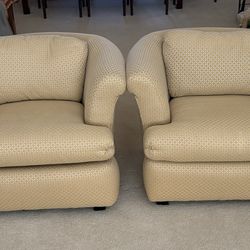 2 Upholstered Accent Chairs