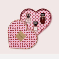 New Victoria's Secret Mini Perfume Heart Box Set - Bombshell, Tease, Very Sexy
