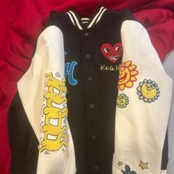 Keith hair varsity jacket