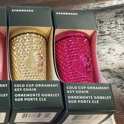 Starbucks Keychains/Ornaments  for Retail