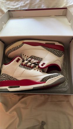 Jordan 3 cardinal red’s