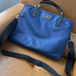 Beautiful blue Kate spade laptop Bag 