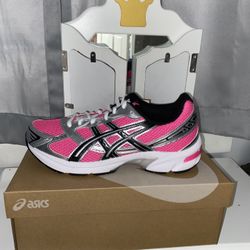 Pink Silver Asics