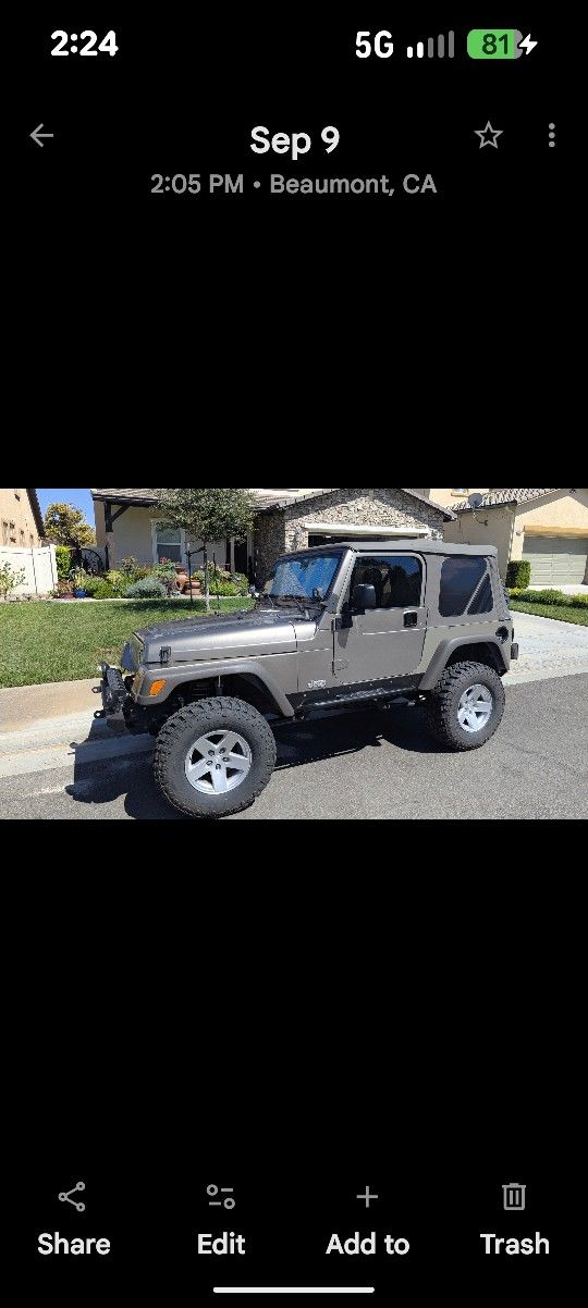 2003 Jeep Wrangler (Possible Trade)