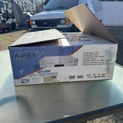 Apex ADV-3800 DVD/ VCR combo player (new with box)