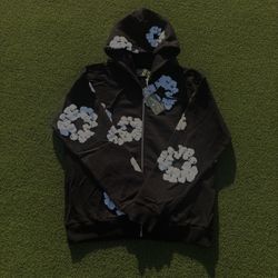 denim Tear Zip Up